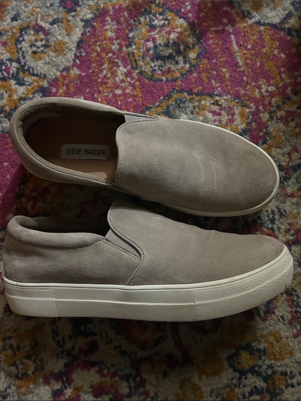 Women’s Steve Madden Suede Slip-On Sneakers